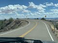 Driving the crazy &quot;Hogback&quot; on Route 12 to Escalante UT