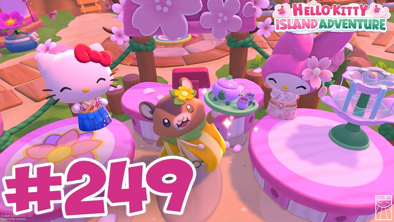 1-on-1 play with members in Hello Kitty Island Adventure - Let's Play #245