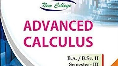 2018 paper solution advance calculus #bsc #mdu 3rd semester maths
