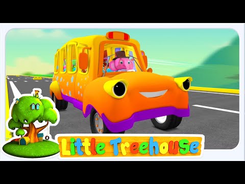 Little Treehouse Колеса На Автобусе Веселая Песня И Еще Русские Стишки Для Детей