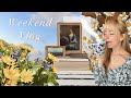 Book  stationery shopping rainy afternoons  early mornings  a spring weekend vlog