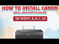 How To Download and install canon g2020, 2010 printer driver