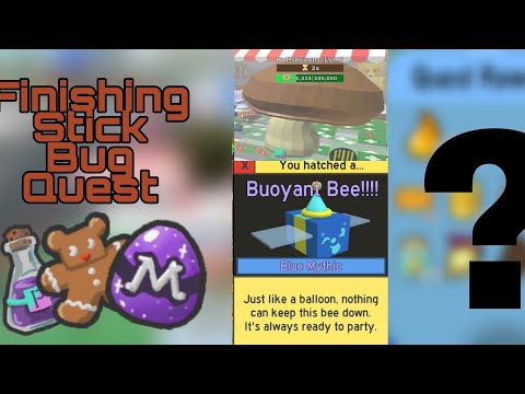 Finishing Stick Bug Quest! (Insane Rewards) | Bee Swarm Simulator