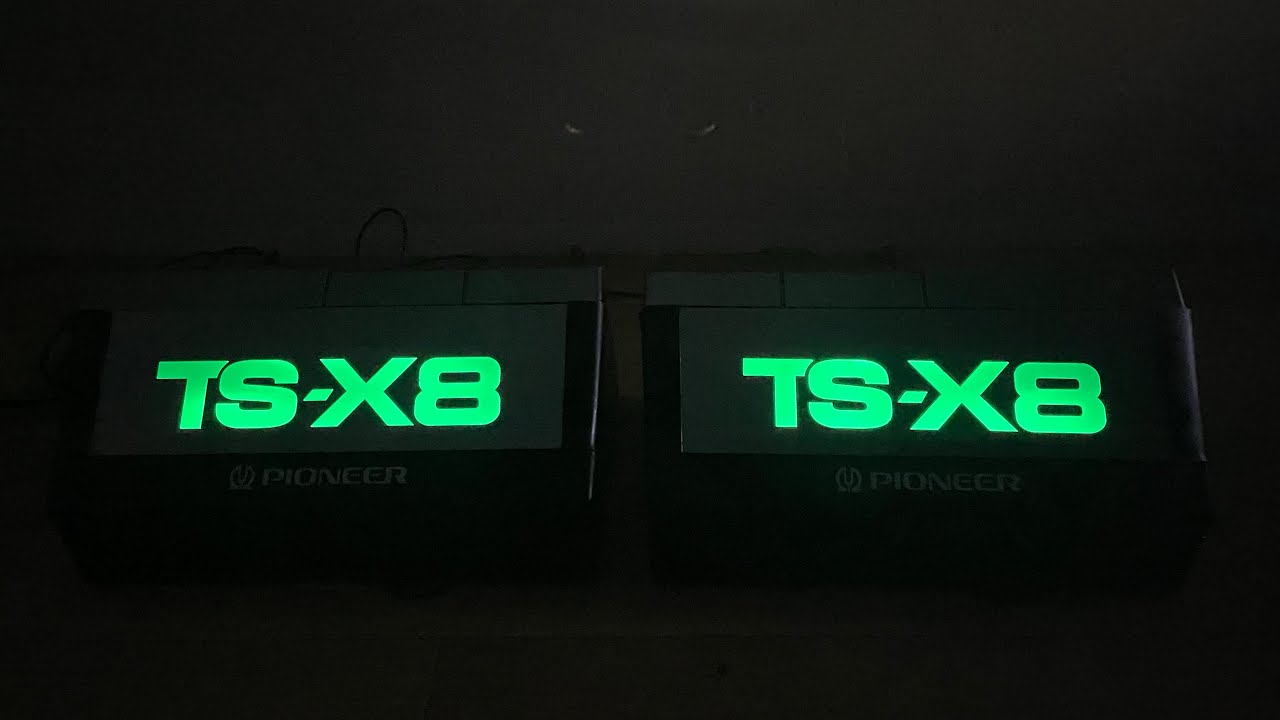 確認動画 イルミ 付き TS-X8 ロンサムカーボーイ パイオニア PIONEER