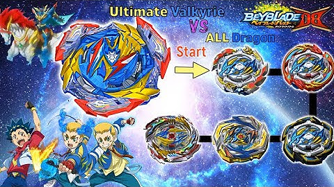 【얼티메이트 발키리 VS 올 드래곤】 베이블레이드 버스트 DB ベイブレードバーストDB Beyblade Burst DB