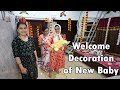 ताई बाबू येणार म्हणून घर बघा कसे सजवले | House Decoration &amp; Sister&#39;s New Baby | Shubhangi Keer