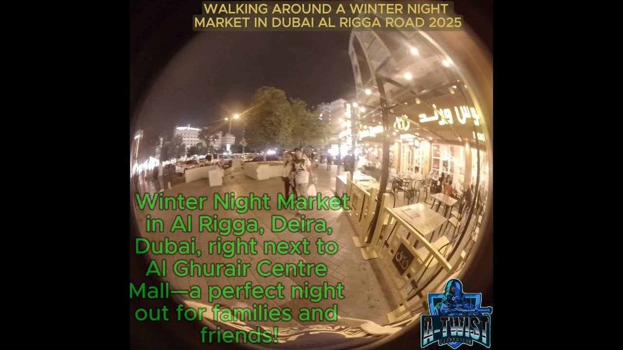 Walking Around A Winter Night Market In Dubai 2025