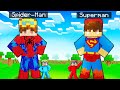 Nico vs Cash SUPERHERO House Battle In Minecraft!