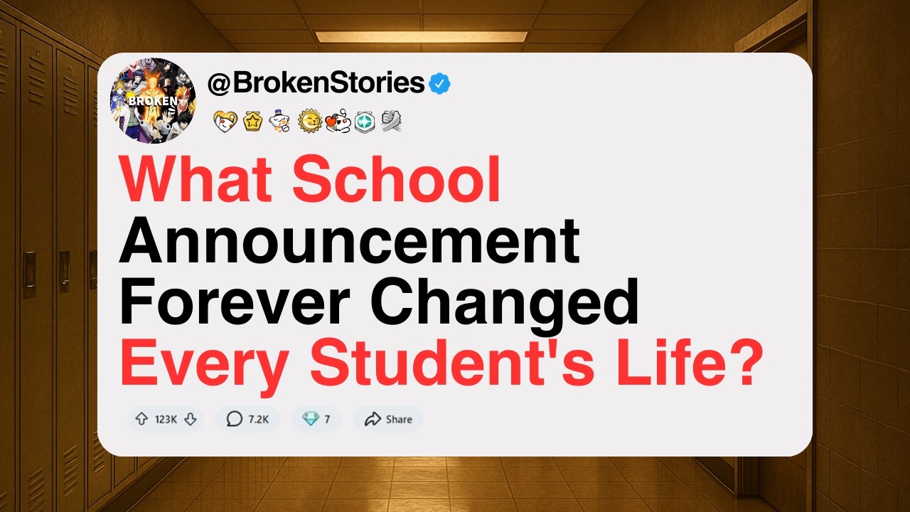 Какое школьное объявление навсегда изменило жизнь каждого ученика? [ПОЛНАЯ ИСТОРИЯ]
