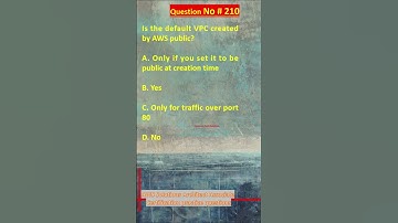AWS Solutions Architect Associate Certification Practice Questions | Question No. 210 #aws #shorts