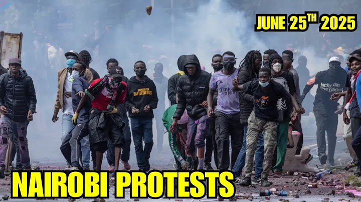 Crazy drama in Nairobi CBD as fearless Gen Z Protesters face thousands of police officers!!