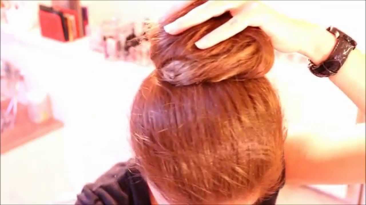 Tuto coiffure Comment faire un chignon super facile sans Tuto coiffure Comment faire un chignon super facile sans