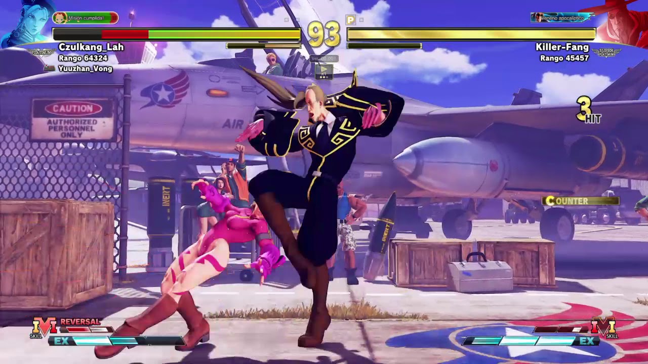 STREET FIGHTER  V Fang vs Cammy  perfect win season 5 winter update