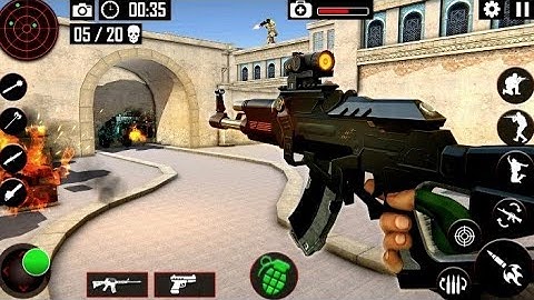 FPS Commando Army Strike - Gun GamesOFFline Fps Shooting - Android GamePlay