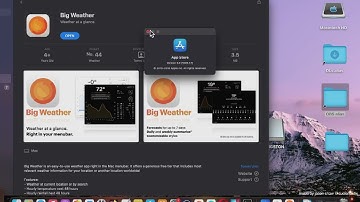 Big Weather from Mac App Store (Basic Overview)
