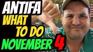 Antifa What to Do November 4