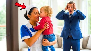 ابن المليونير المصاب بالتوحد كان يبصق على كل المربيات... لكنه قبّل الخادمة الفقيرة