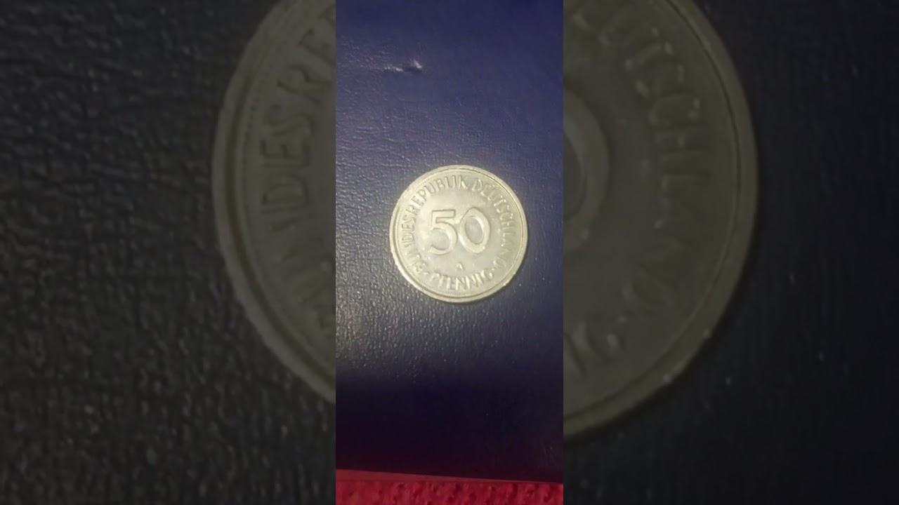 50 Pfennigs, 1990, Federal Republic Of Germany