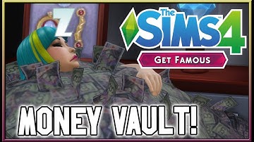 WOOHOO, Store Money & More! 🤑💰 | The Sims 4: Get Famous (Vault Overview)