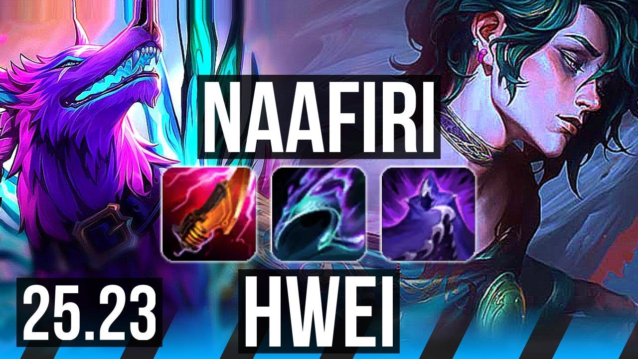 NAAFIRI vs HWEI (MID) | 11/0/5, Legendary | KR Master | 25.23