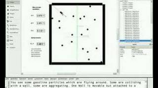 Step: Simlation of a gas