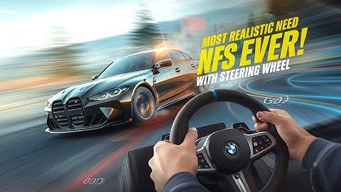 Most Realistic Need for Speed - NFS: The Run With G920 Steering Wheel