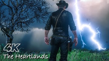 Relaxing Walk in Thunderstorm   |   RDR2 - Max Graphics [4K]
