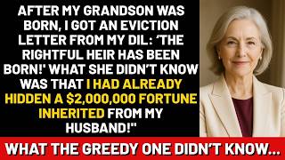 After my grandson was born, I got an eviction letter from my daughter in law  'The rightful h