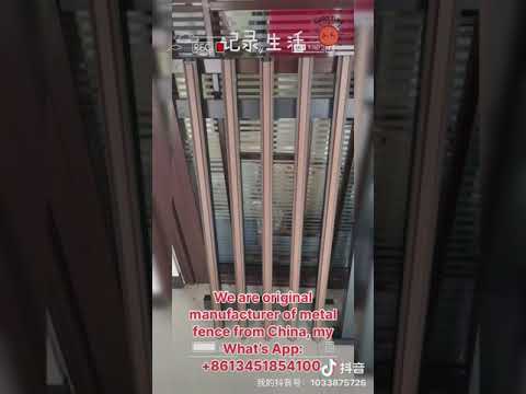 We are original metal fence manufacturer from China, my What’s App:+8613451854100.