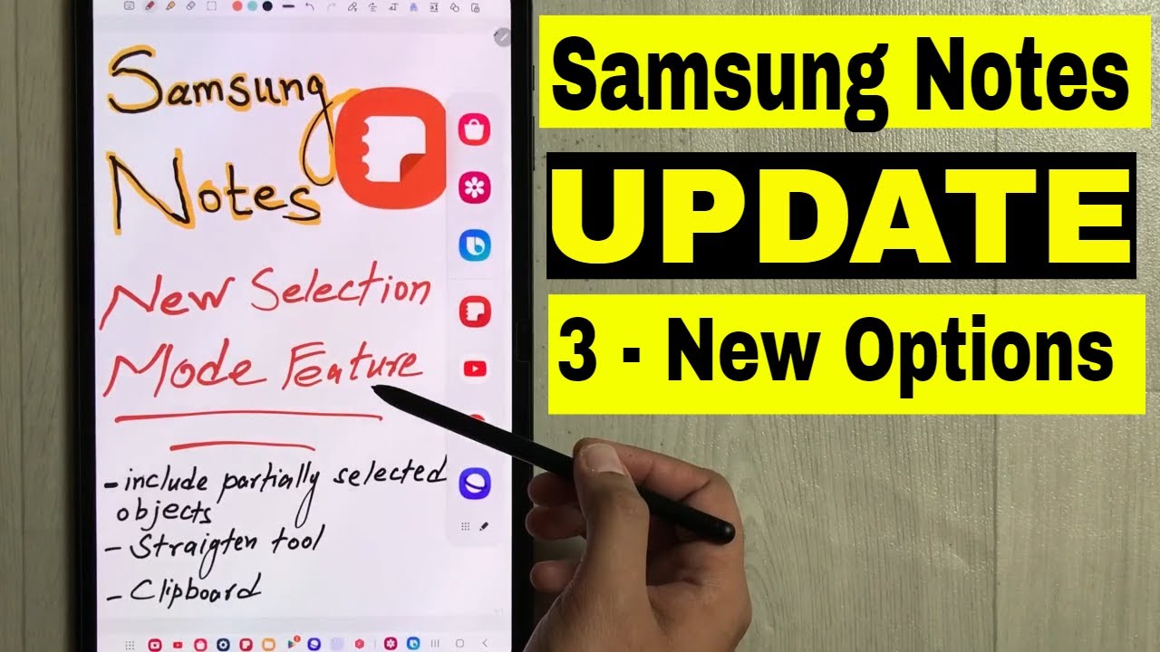 Samsung update notes online