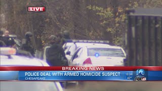 Chesapeake police arrest suspect wanted out of Currituck