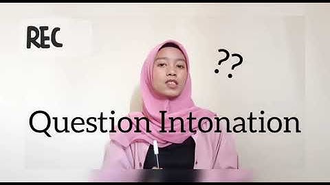 Question Intonation - One easy tip to remember!