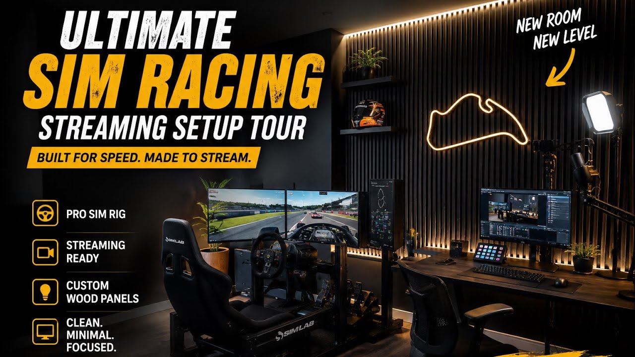 Episode 1: Building My Dream Sim Racing Studio | Black Wood Panels ...