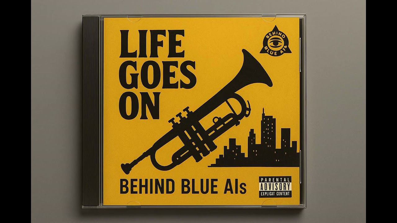 LIFE GOES ON  ( jazz w/ blues Hip Hop and Rap song) by BEHIND BLUE AIs 2025