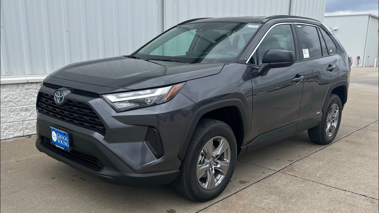 Magnetic Gray Rav4 2024 Toyota Rav4 Hybrid LE Magnetic Gray Metallic With Black Interior ...