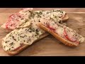 Easiest toasted sandwich with baguette, roasted baguette | HelloYummyFood