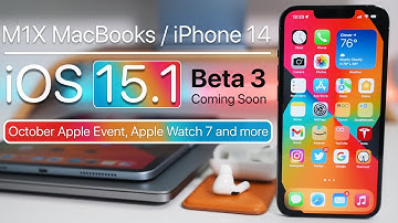 M1X Mac Apple Event, Apple Watch 7, iOS 15.1 Beta 3 soon, Siri and more