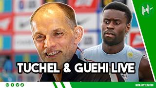 LIVE | Thomas Tuchel and Marc Guehi | England v Costa Rica