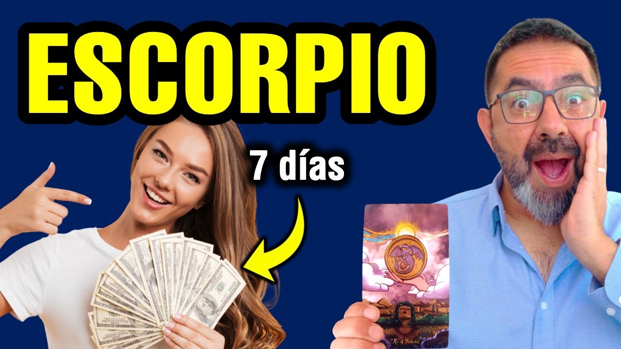 Escorpio ♏️ DINERO inminente. MILAGRO del cielo a tus bolsillos 🔮 TAROT ...