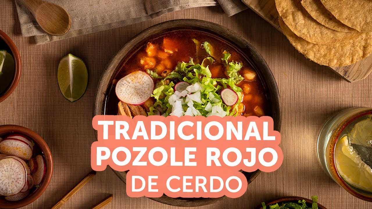 Tradicional Pozole Rojo de Cerdo | Kiwilimón - YouTube