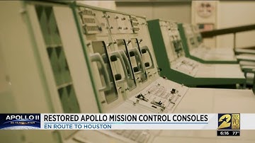 Apollo Mission Control consoles restored