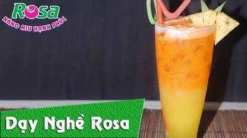 Hướng dẫn pha chế nước ép trái cây: Thơm - Cà rốt