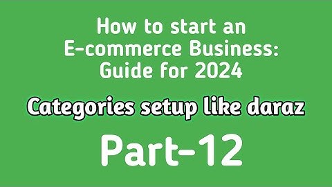 How to setup categories menu like daraz by woodmart theme | Menu setup