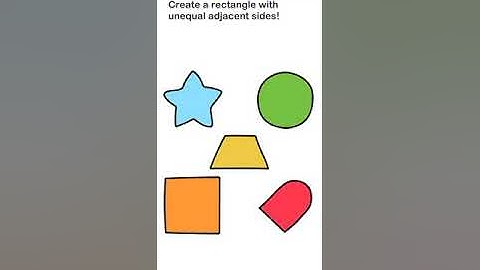 Brain out level 82 create a rectangle with unequal adjacent sides Solution