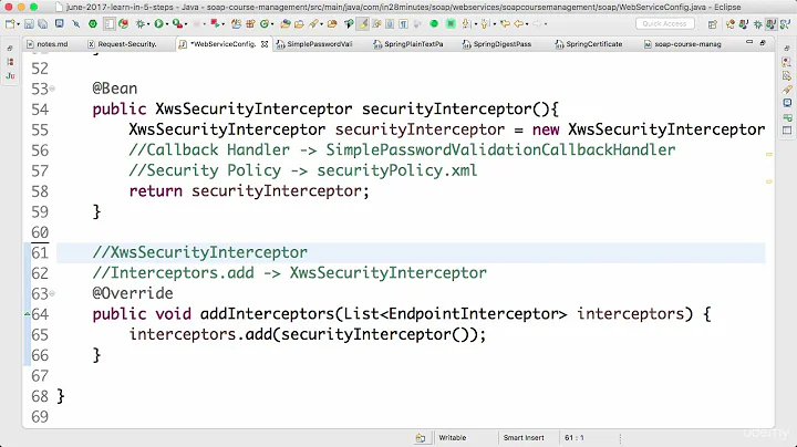 054 Step 18   Implementing Security for SOAP Web Services with WS Security