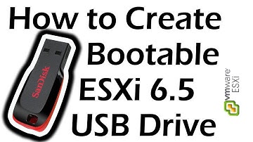 vSphere ESXi 6.5 Bootable USB Drive | Tutorial Part 1