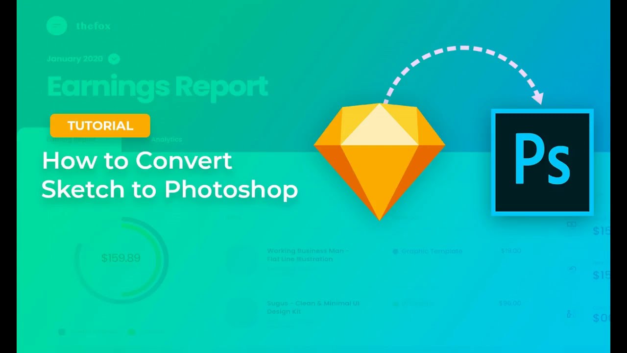 How to convert a Sketch design file into a layered Photoshop file