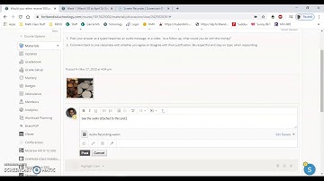 How to Post Text, Video, or Audio in a Schoology Discussion Board