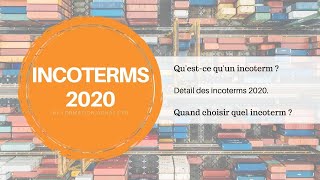Formation incoterms 2020