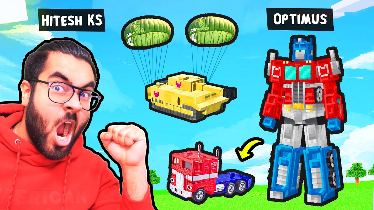 TRANSFORMERS in Minecraft 😂 | Hitesh KS